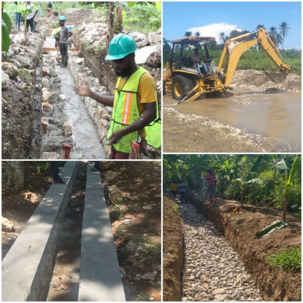 TPR réalise des travaux d’infrastructures de grande envergure dans les Nippes pour renforcer les systèmes d’irrigation et réduire les risques d’inondation