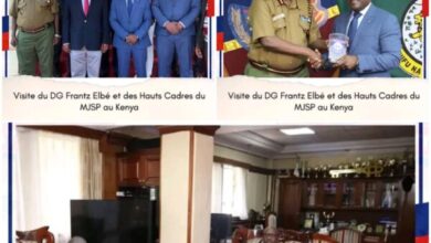 Visite du DG Frantz Elbé et des Hauts Cadres du MJSP au Kenya