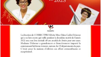 Mme Djina Guillet Delatour, l’auteure la plus remarquable en 2023 de la « Maison d’Edition CorrectPro » 4 Mme Djina Guillet Delatour, l’auteure la plus remarquable en 2023 de la « Maison d’Edition CorrectPro »