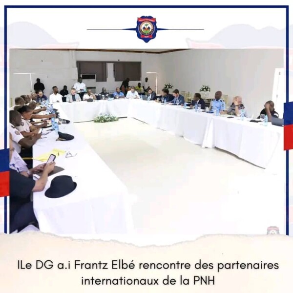 Rencontre entre le Directeur Général a.i de la PNH et des partenaires internationaux