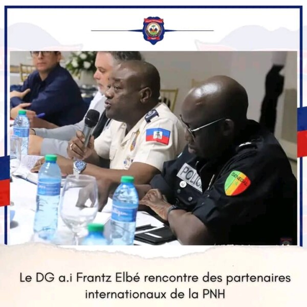 Rencontre entre le Directeur Général a.i de la PNH et des partenaires internationaux