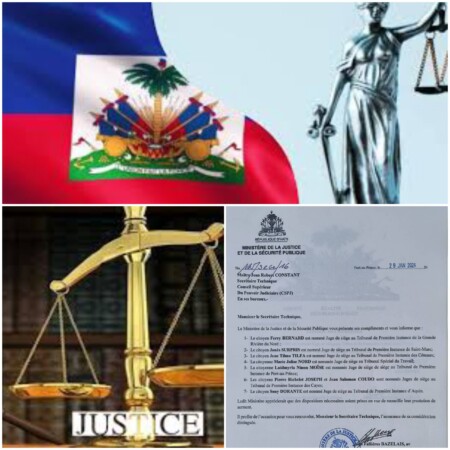 Du sang neuf dans l’appareil judiciaire haïtien