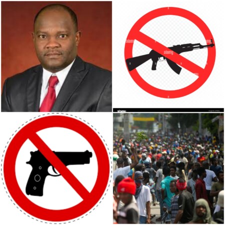 Le Commissaire du Gouvernement de Port-au-Prince interdit le Port d'Armes lors des manifestations
