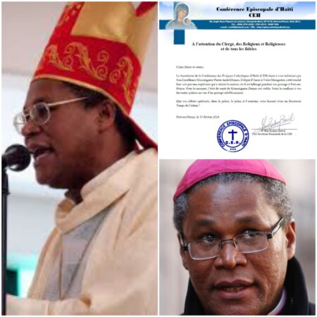 Monseigneur Pierre André Dumas est sain et sauf après l'explosion qu'il a été touchée hier soir à Port-au-Prince