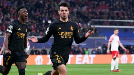 Ligue des Champions/8es-finale aller: Le Real Madrid s'impose face à Leizip (1-0) 1 Ligue des Champions/8es-finale aller: Le Real Madrid s'impose face à Leizip (1-0)