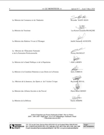 Prolongation de L'État d'urgence suivi du couvre-feu pour une période d’un mois dans l’Ouest