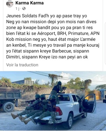 Grogne au sein des FAD'H pour des frais de mission impayés 3 Grogne au sein des FAD'H pour des frais de mission impayés