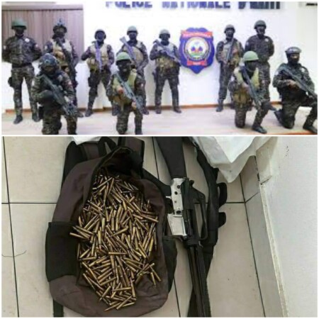 Haiti/Sécurité : le redoutable chef de gang de cité doudoune stoppé, un fusil d'assaut et des cartouches saisis à Pétion-Ville