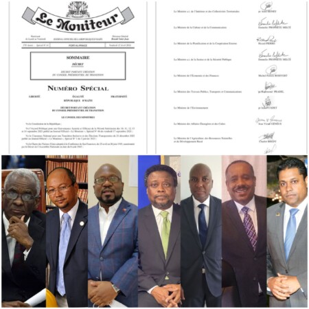 Haïti-Politique: Le Conseil Présidentiel officiellement mis en place