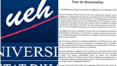 Haïti/Banditisme : le Rectorat de l’UEH dénonce énergiquement les actes de vandalisme orchestrés contre la FMP