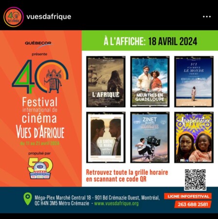 Projection du film documentaire "L'Afrique, Berceau de l'Humanité et des Civilisations Modernes" au festival "Vues d'Afrique"