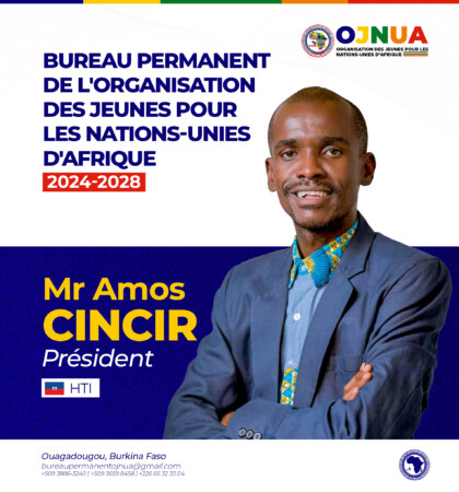Haïti prend la tête de la Présidence de l’OJNUA au Burkina Faso