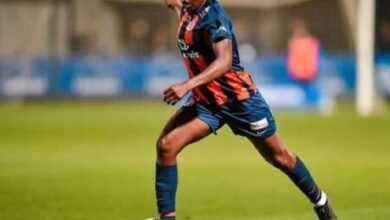 La joueuse internationale haïtienne, Kethna Louis, se repose après une performance remarquable dans la D1 Arkema