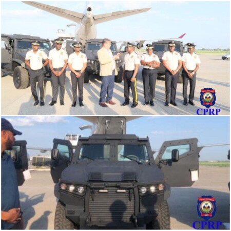 Réception d'une dizaine véhicules blindés par la Police Nationale d'Haïti 1 Réception d'une dizaine véhicules blindés par la Police Nationale d'Haïti