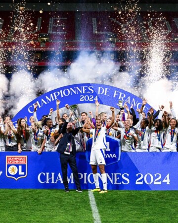 Melchie Daelle Dumornay remporte la D1 Arkema avec l’Olympique Lyonnais 