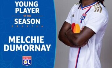 Melchie Daelle Dumornay élue meilleure jeune joueuse de la saison en Ligue des Champions 