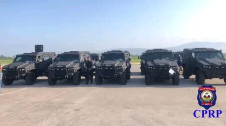 Réception d'une dizaine véhicules blindés par la Police Nationale d'Haïti 3 Réception d'une dizaine véhicules blindés par la Police Nationale d'Haïti
