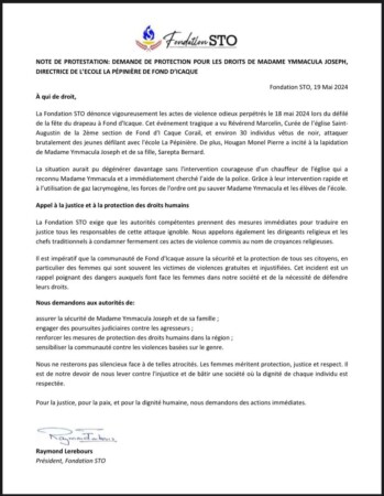 Corail: Une directrice d’école victime de violences lors du défilé du drapeau