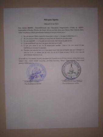 Haïti-Gouvernance: Des organisations de la société civile réclament Paul Antoine Bien-Aimé à la Primature