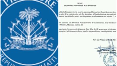Restitution des matériels et équipements de la Primature: un appel aux anciens contractuels 3 Restitution des matériels et équipements de la Primature: un appel aux anciens contractuels