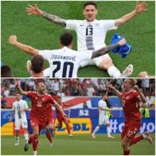 Le Danemark et la Slovénie se quittent sur un match nul 1-1 dans un duel intense