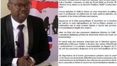 L'OCNH dans le cadre de son plaidoyer pour la bonne gouvernance judiciaire s'adresse au gouvernement