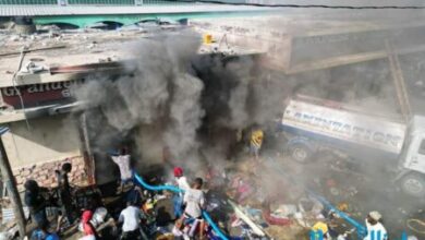 Incendie au marché central des Gonaïves 2 Incendie au marché central des Gonaïves