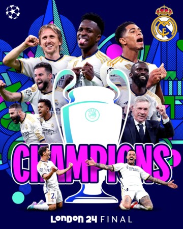 Avec un score de 0-2, le Real Madrid remporte sa 15e Ligue des Champions.