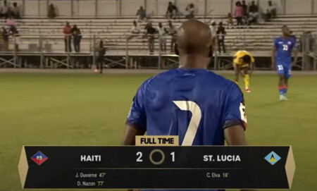 Haïti s'impose 2-1 face à Sainte-Lucie