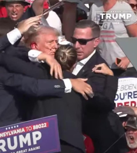 Attaque armée contre Donald Trump, lors d'un meeting en pennsylvania