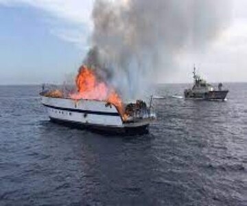 Incendie d'un navire au Cap-Haïtien: Le Conseil présidentiel de Transition se sympathise aux familles endeuillées