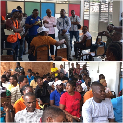 Crise des Déplacés: Le Gouvernement haïtien à l'écoute des victimes pour des solutions durables