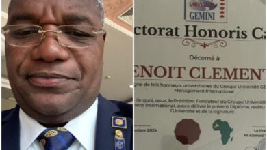 Clément II Benoît couronné Docteur Honoris Causa au Mali