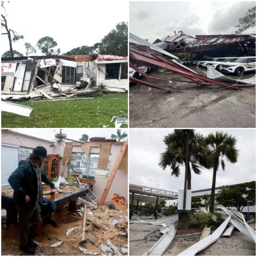 Plusieurs personnes mortes et des dommages collatéraux dans une tornade en Floride