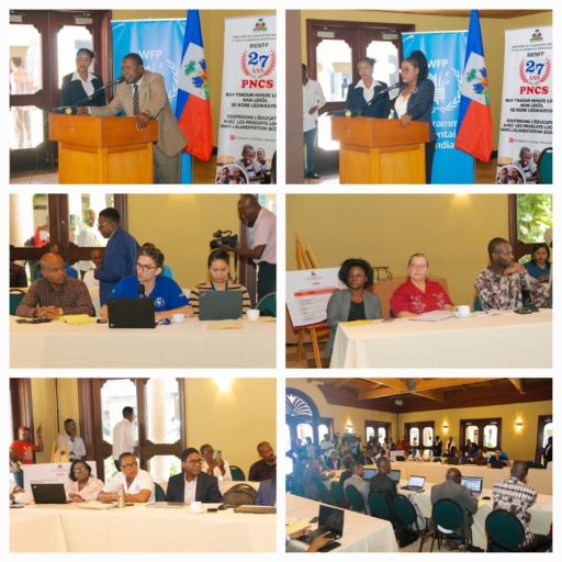 Alimentation scolaire en Haïti : le PNCS poursuit ses séries de Table sectorielle, une 11e édition réussie