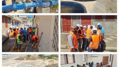 Les Travaux de Réhabilitation du Système d'Adduction de la ville du Cap-Haïtien avancent à grand pas
