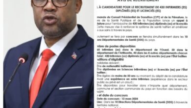Très bonne nouvelle pour les infirmières, le ministre de la santé fait parler son cœur