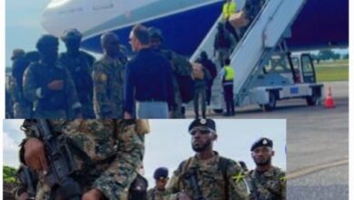 Arrivée d'un nouveau contingent d'officiers Jamaïcains à Port-au-Prince en renfort à la MMSS