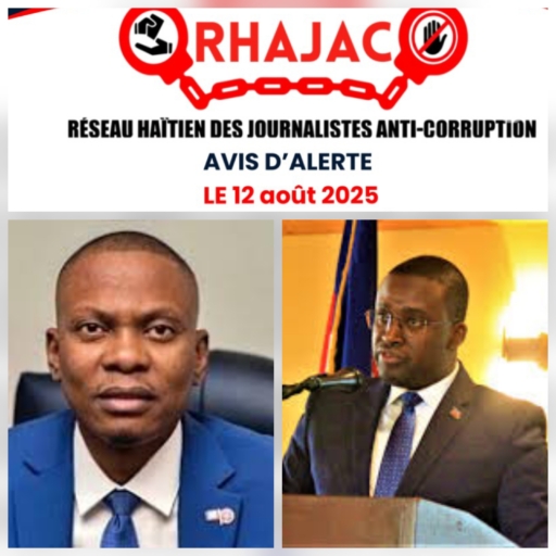 Haïti–Lutte anti-corruption: le RHAJAC alerte sur des menaces de révocations à l’ULCC et à l'AGD