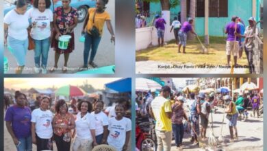 L’Organisation "Nwayo Fanm DAyiti" transforme les quartiers des Cayes pour les rendre plus beaux et plus verts