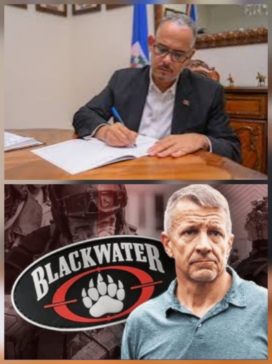 Le gouvernement haïtien n'a pas encore signé de contrat avec Blackwater