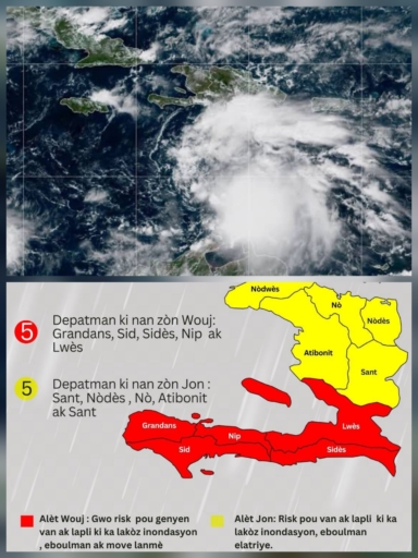 Trajectoire incertaine et vents violents : Haïti sous la menace de la tempête tropicale « Melissa » 1 Trajectoire incertaine et vents violents : Haïti sous la menace de la tempête tropicale « Melissa »
