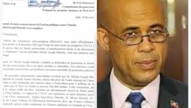 Le RHAJAC Demande des Poursuites Contre l’Ancien Président Martelly pour Fraude et Détournement de Fonds Publics