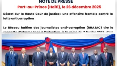 Décret sur la Haute Cour de justice: le RHAJAC dénonce une manœuvre pour instaurer l’impunité