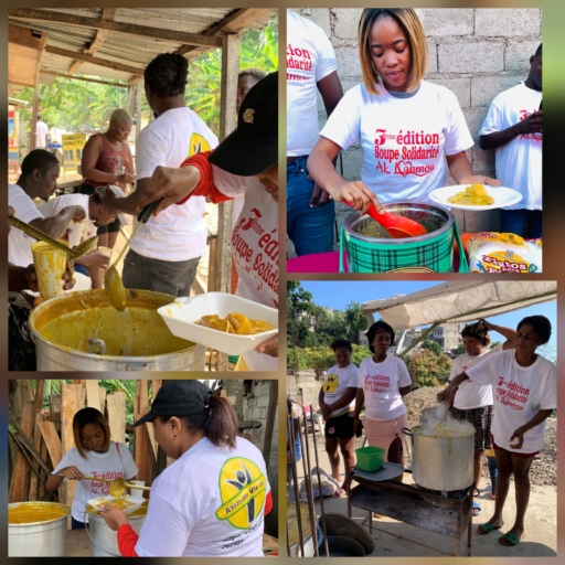 Troisième édition de "soup solidarite ak lanmou" de l’organisation "AYITI NOU VLE VIV"