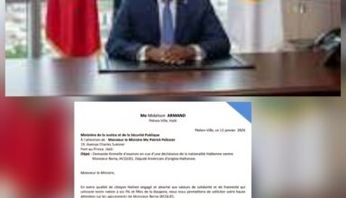Me Midelson Armand saisit le MJSP pour demander l’examen d’une déchéance de nationalité contre le député américain Berny Jacques