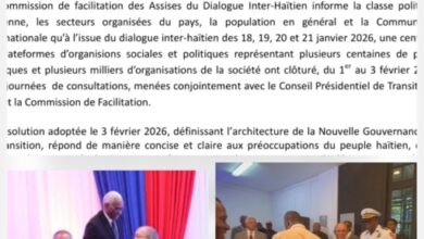 Dialogue inter-haïtien : une nouvelle architecture de gouvernance proposée pour la transition 6 Dialogue inter-haïtien : une nouvelle architecture de gouvernance proposée pour la transition