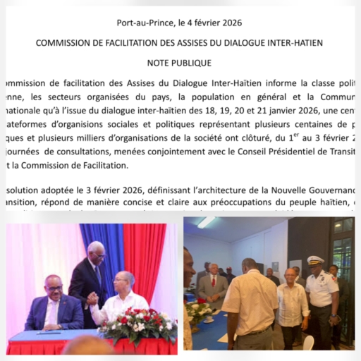 Dialogue inter-haïtien : une nouvelle architecture de gouvernance proposée pour la transition