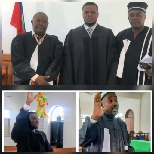 Deux jeunes magistrats entrent officiellement en fonction dans les juridictions des Nippes et de Petit-Goâve