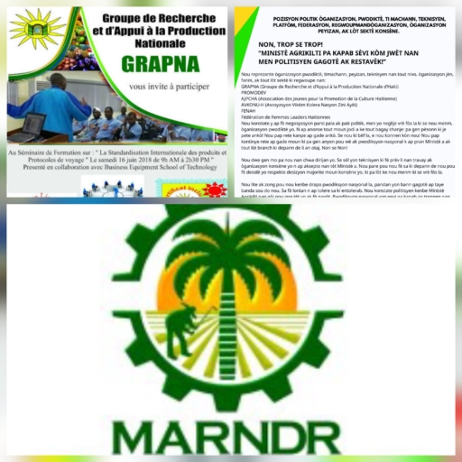 Des voix du monde agricole haïtien s’élèvent contre la politisation du ministère de l’Agriculture